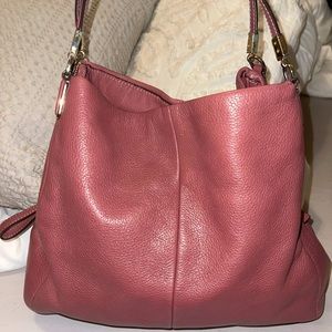 Coach Edie Bag Rose with Gold hardware